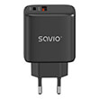 savio la 06 b wall usb charger quick charge power delivery 30 30w photo