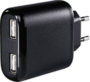 Crazy Sundays | HAMA 173608 CHARGER 2X USB 4.8 A, BLACK