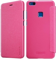 nillkin sparkle flip case for huawei p10 lite pink photo