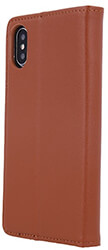 genuine leather smart pro for iphone 15 61 brown photo