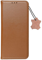 leather case smart pro for iphone 15 brown photo