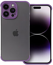 mini bumpers with camera island protection case for iphone 15 pro max dark purple photo