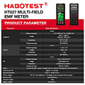 metritis ilektromagnitikon pedion habotest ht627 electromagnetic field meter detector emf extra photo 9