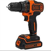 Crazy Sundays | ΔΡΑΠΑΝΟΚΑΤΣΑΒΙΔΟ ΜΠΑΤΑΡΙΑΣ BLACK & DECKER 10MM 18V LI-ION 2Χ 1.5AH 2 ΤΑΧΥΤΗΤΩΝ ΒΑΛΙΤΣΑΚΙ BDCDD186K1